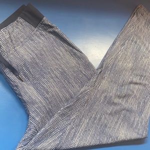 Athleta Black and White Printed Joggers
